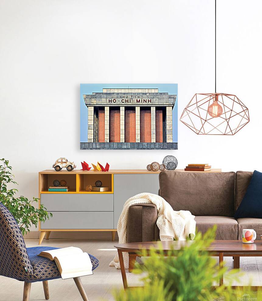 Hanoi displays Ho Chi Minh Mausoleum in Vietnam during daylight Reproduction