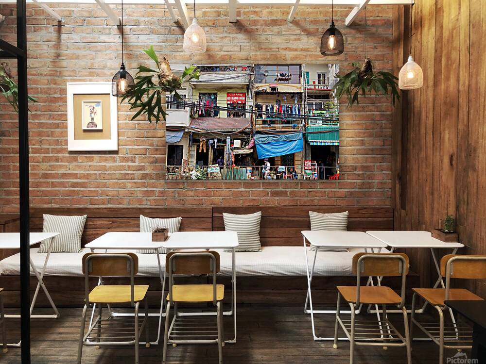 Homes in Ho Chi Minh City show daily life in Saigon Reproduction