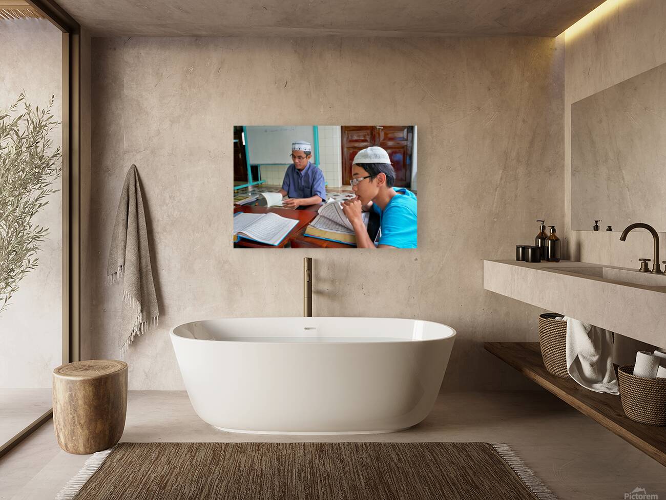 Learning together in a classroom in Ho Chi Minh City Reproduction