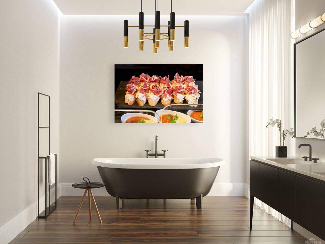 Enjoying pintxos in Bilbao Biscay Spain Reproduction