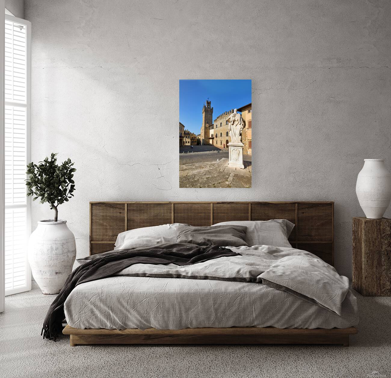 Visit to Palazzo dei Priori in Arezzo Tuscany Italy Reproduction