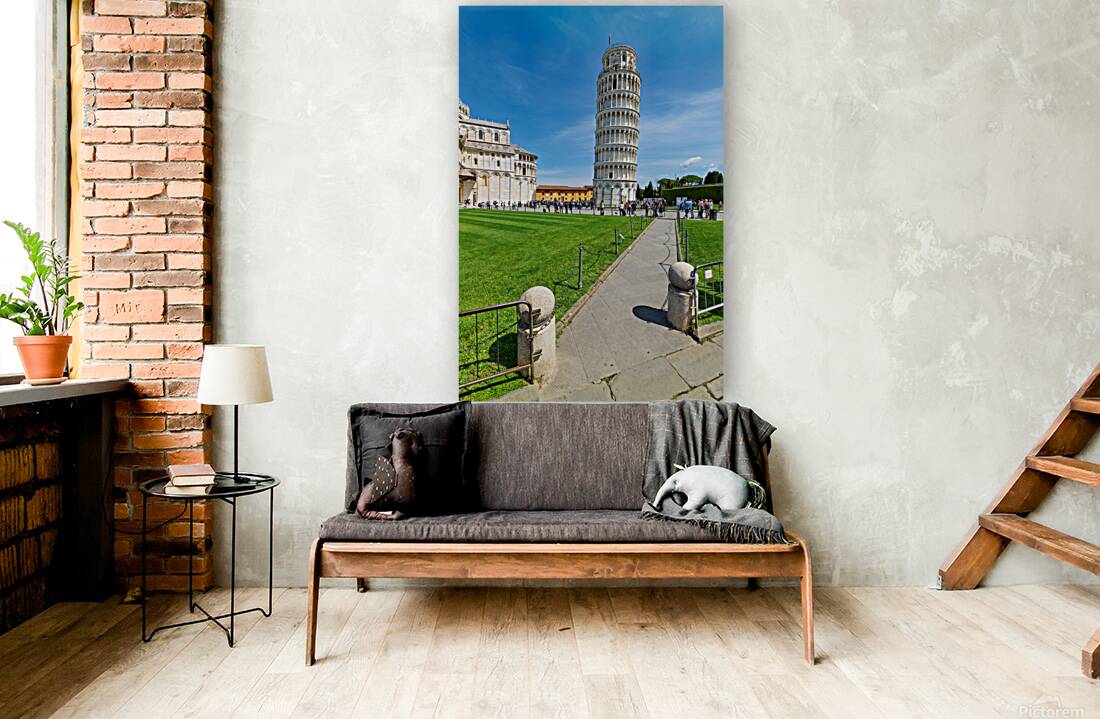 Exploring the Leaning Tower in Piazza dei Miracoli Pisa Reproduction