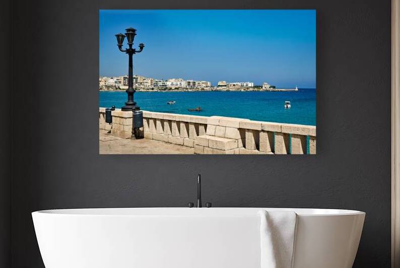 Apulia Puglia Salento. Italy. Otranto. The sea shore by Marco Brivio