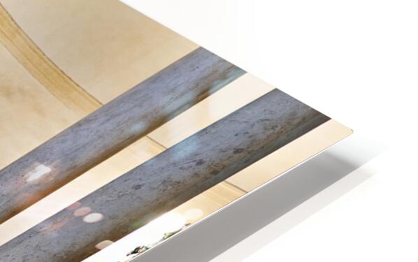 Helicoidal staircase design in Galleria Nazionale dArte Antica – HD Metal Print 2