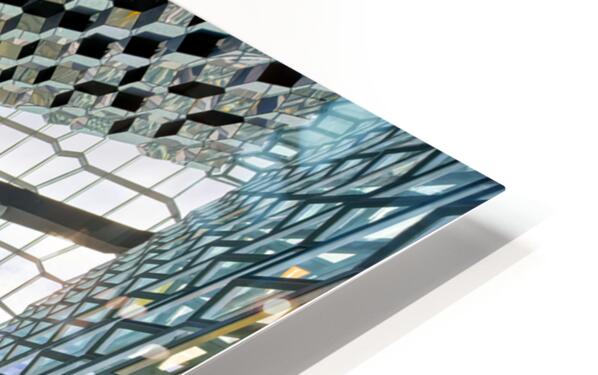 Unique design inside Harpa Opera House in Reykjavik – HD Metal Print 2