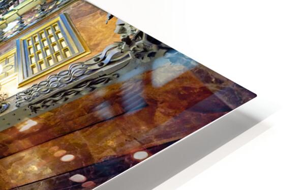 View of interior design in Palau Guell by Gaudi in Barcelona – HD Metal Print 2