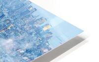 New York. United States. Aerial view of Manhattan at dusk HD Metal print