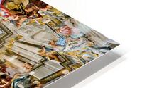 Rome Lazio Italy. The Church of St. Ignatius of Loyola at Campus Martius. Andrea Pozzos painted ceiling HD Metal print