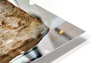 Exploring ancient inscriptions at the Acropolis Museum in Athens HD Metal print