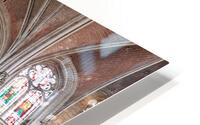 View inside Auxerre Cathedral Saint Etienne in Burgundy France HD Metal print