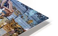 Visitors at the altar of Church of St. Ignatius of Loyola in Rom HD Metal print