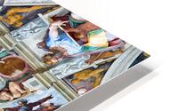 Michelangelo ceiling painting at Vatican Museums in Rome HD Metal print