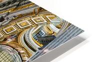 Visit to Saint Peters Basilica in Rome with Berninis baldacchi HD Metal print