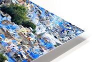 Cityscape of blue houses in Jodhpur Rajasthan during the aftern HD Metal print