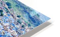 Cityscape view of blue buildings in Jodhpur Rajasthan HD Metal print