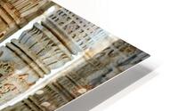 Jain old temples with intricate pillars in Ranakpur Rajasthan HD Metal print