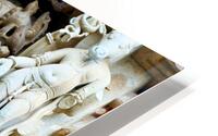 Hindu temples of Khajuraho in Madhya Pradesh show intricate carv HD Metal print