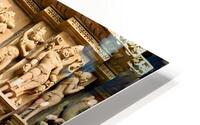 Hindu erotic temples in Khajuraho Madhya Pradesh showcase sculp HD Metal print