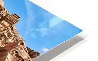 Visit to Ad Deir at Petra archaeological site in Jordan HD Metal print