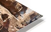 Exploring the royal tombs at Petra in Jordan HD Metal print