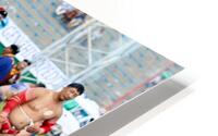 Wrestling at Naadam festival in Ulaanbaatar Mongolia HD Metal print