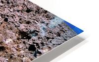 Salt encrusted desert floor under a bright blue sky. HD Metal print