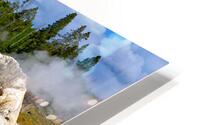 Giant Geyser erupts in Yellowstone National Park during daytime HD Metal print