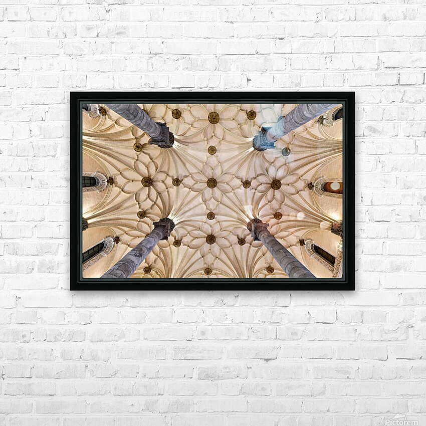 Artistic ceiling design in Zaragoza exhibition hall – HD Metal Print 3