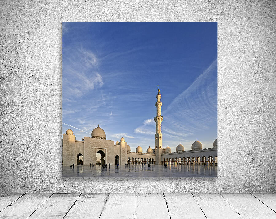 ABU DHABI. Sheikh Zayed Grand Mosque Wall Preview