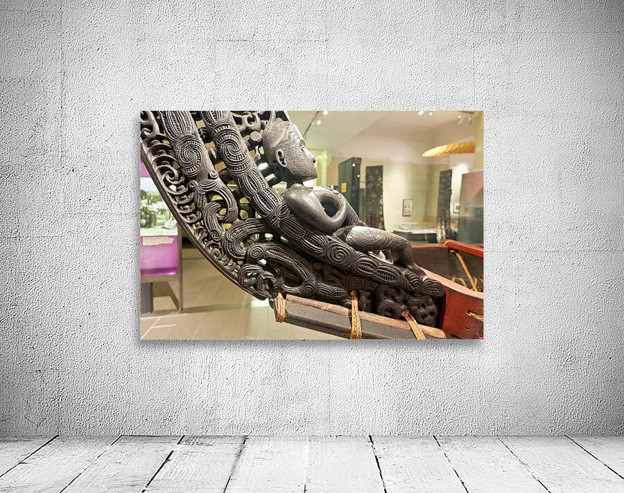 Auckland. New Zealand. Auckland War Memorial Museum. Maori Natural History Gallery Wall Preview