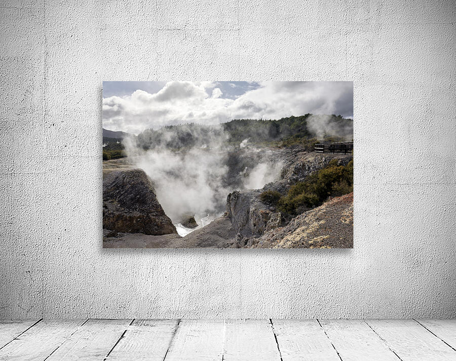 Rotorua. New Zealand. Waiotapu Thermal Wonderland Wall Preview