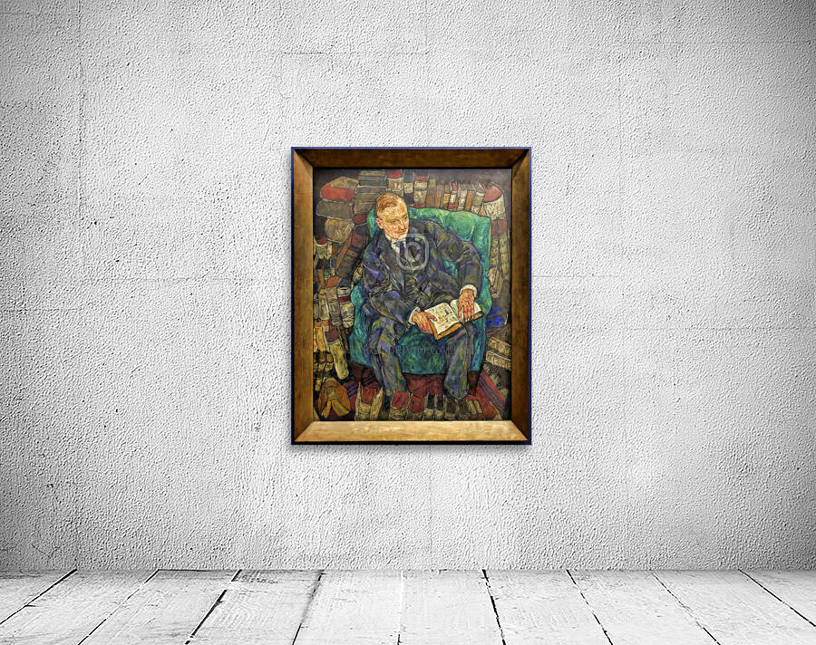 Egon Schiele - Portrait of Dr. Hugo Koller 1918 - Belvedere Museum Vienna Austria Wall Preview