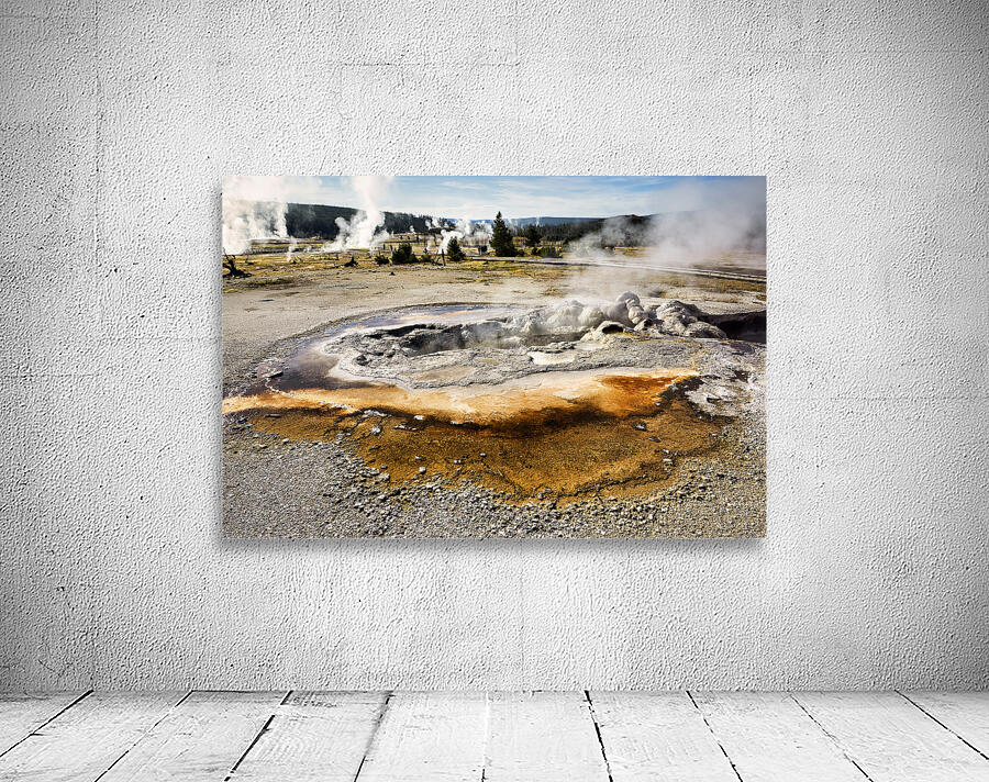 Black Sand Basin. Avoca Spring at the Yellowstone National Park. Wyoming. USA. Wall Preview