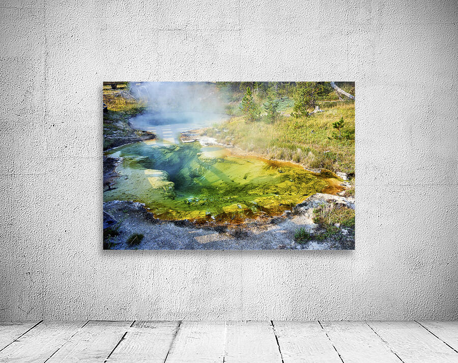 Seismograph Pool at the Yellowstone National Park. Wyoming. USA. Wall Preview