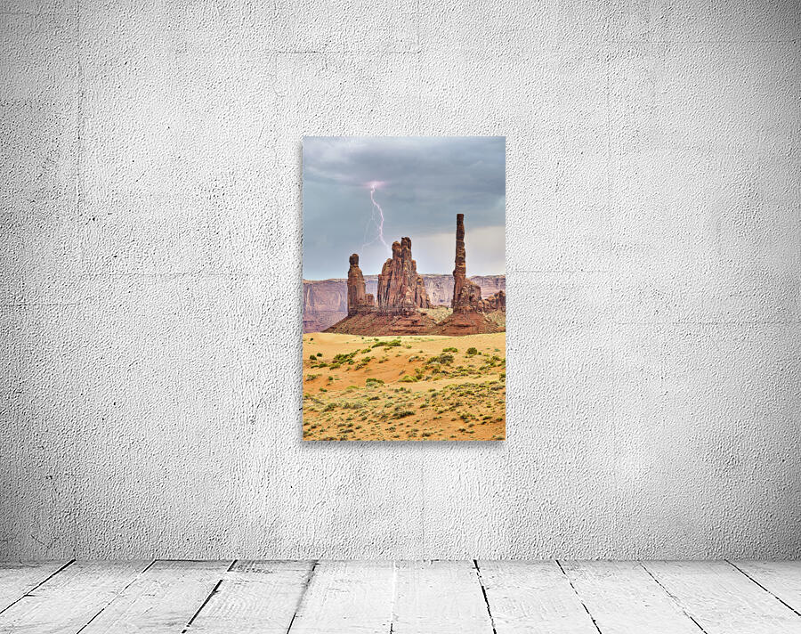 Monument Valley. Navajo Nation. Thunderstorm on the Butte Wall Preview