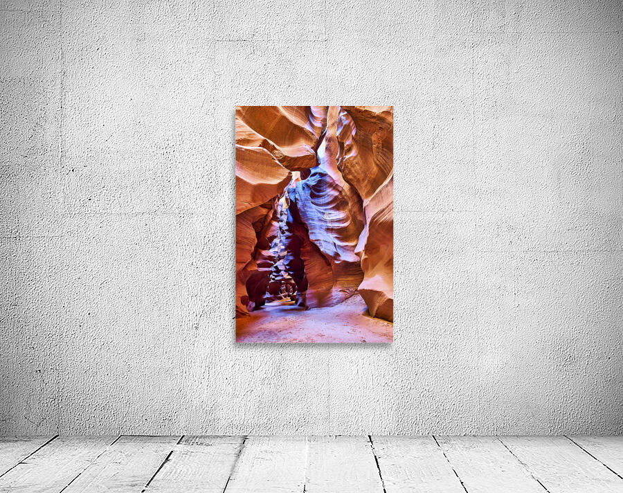 Majestic natural architecture of the Antelope Slot Canyon Navajo Tribal Park Arizona USA Wall Preview