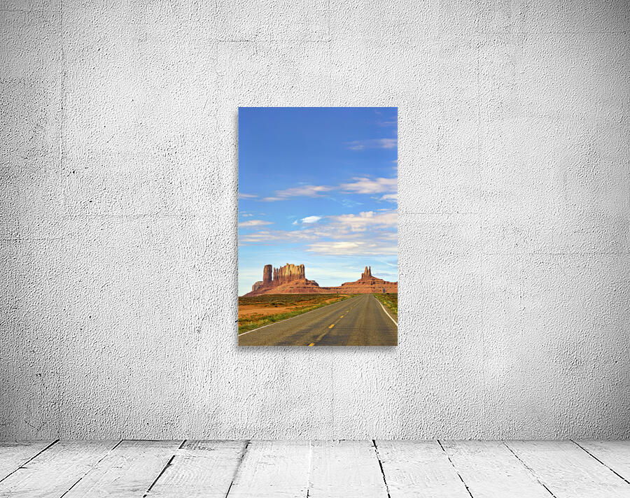 View of Monument Valley in Utah looking south Wall Preview