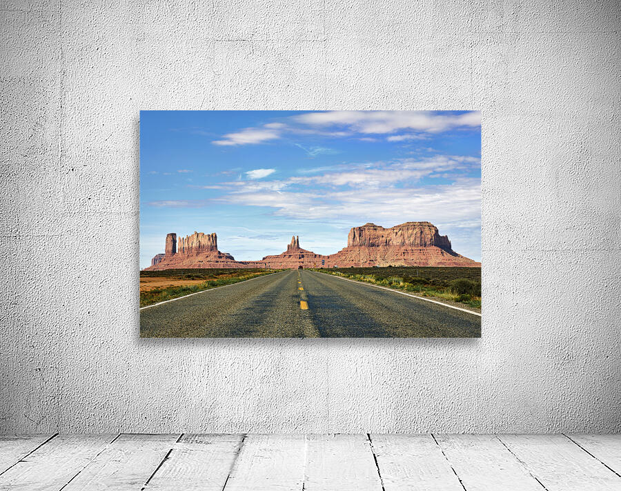 View of Monument Valley in Utah looking south Wall Preview