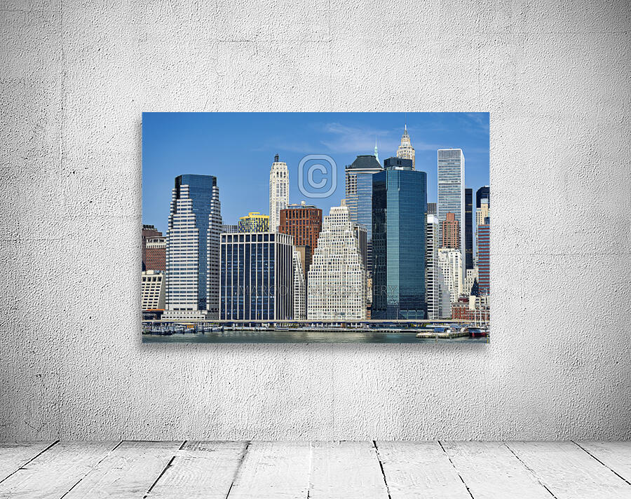 New York. Manhattan skyline. United States. Wall Preview