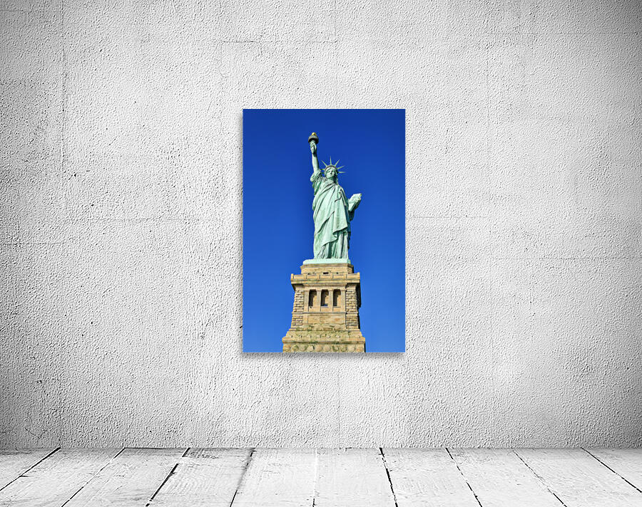 New York. Manhattan. United States. The Statue of Liberty on Liberty Island Wall Preview