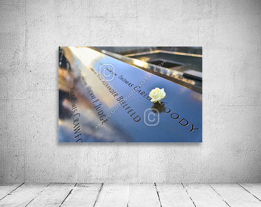 New York. Manhattan. United States. National September 11 Memorial Wall Preview