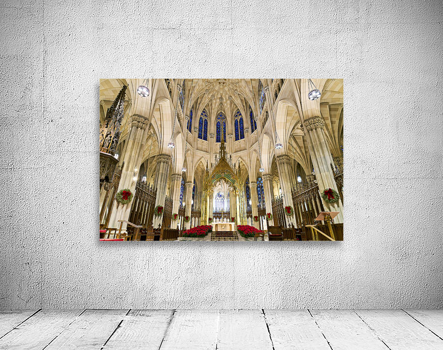 New York. Manhattan. United States. St. Patricks Cathedral Wall Preview