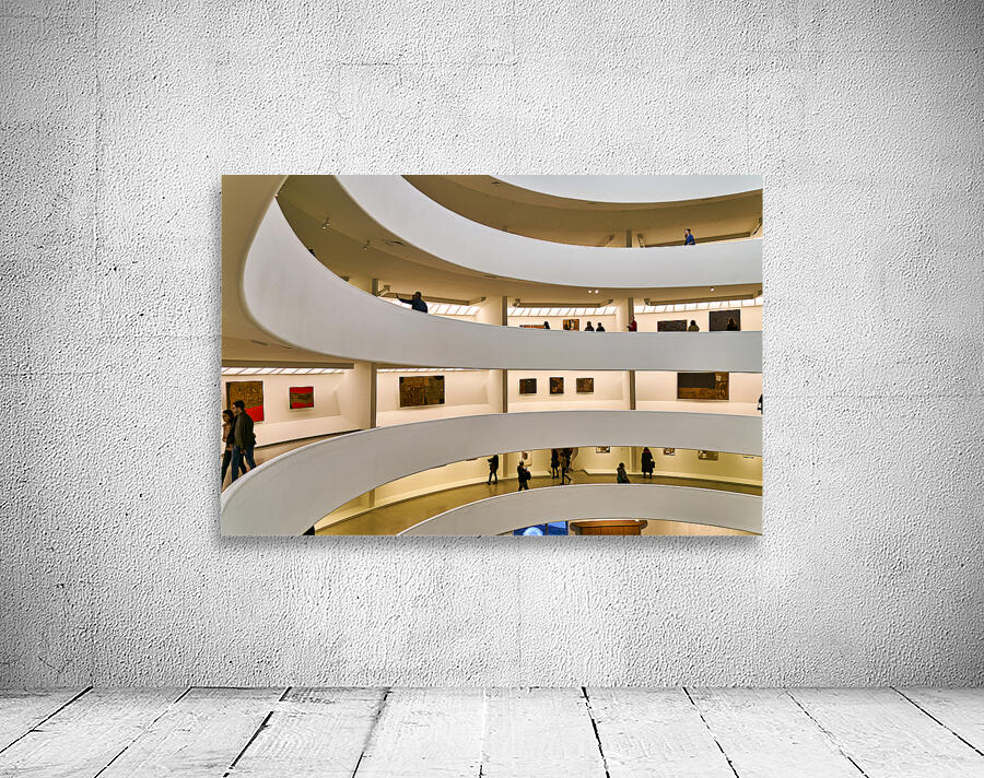 New York. Manhattan. United States. Solomon R. Guggenheim Museum Wall Preview