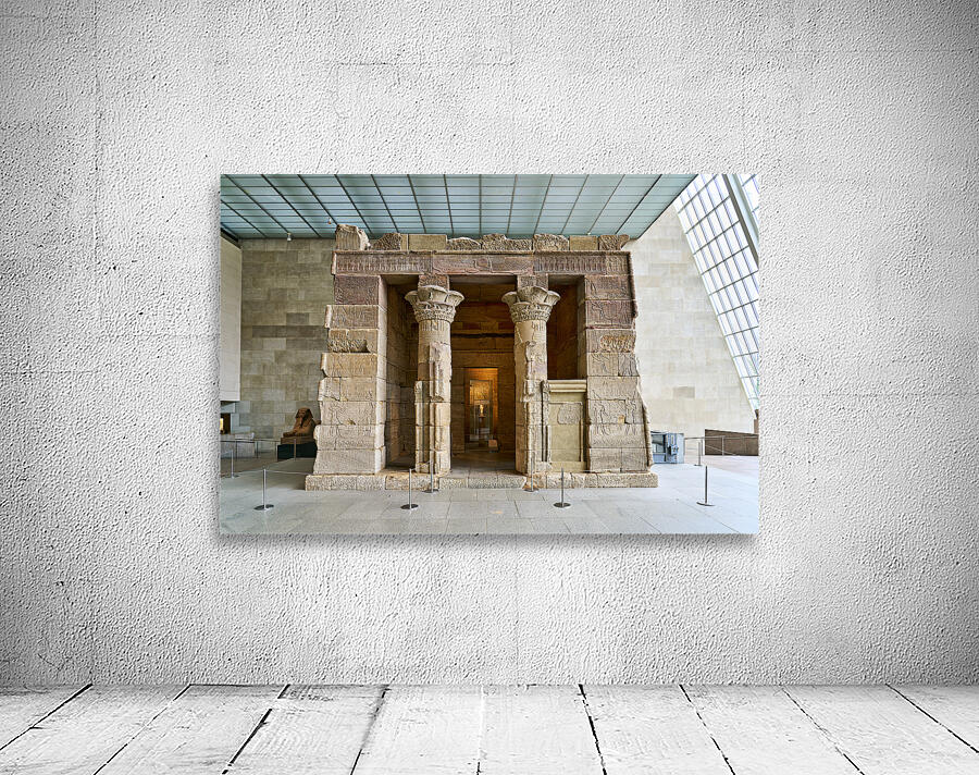 New York. Manhattan. United States. The Metropolitan Museum of Art. Egyptian Art. Temple of Dendur Wall Preview