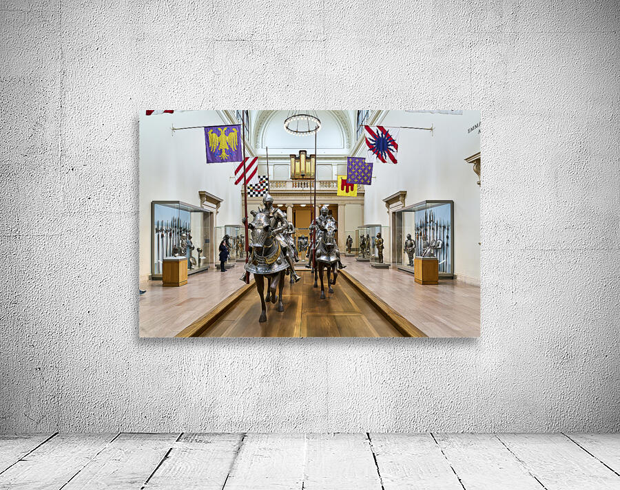 New York. Manhattan. United States. The Metropolitan Museum of Art. Arms and armor Middle Ages main hall Wall Preview