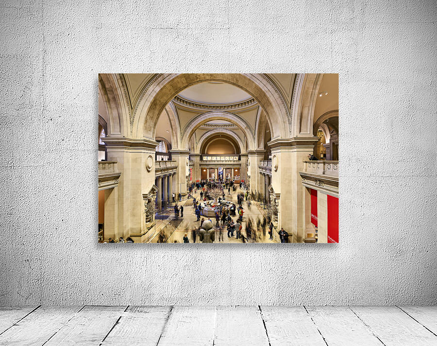 New York. Manhattan. United States. The Metropolitan Museum of Art. The entrance hall Wall Preview