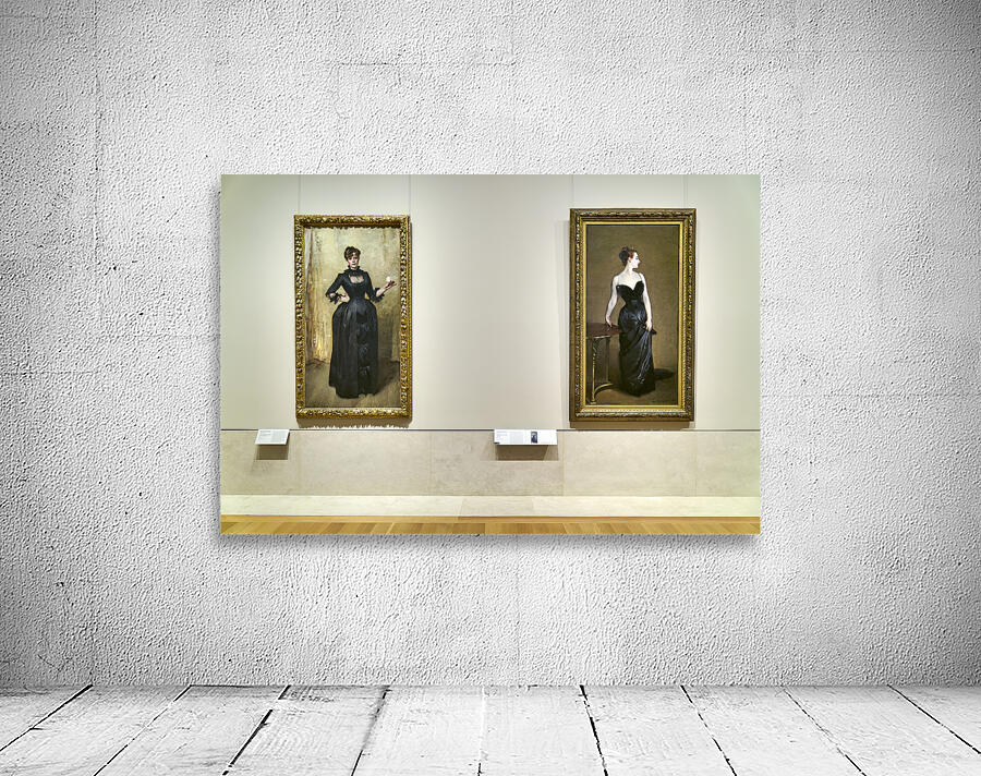 New York. Manhattan. United States. The Metropolitan Museum of Art. John Singer Sargent. Lady with the rose - Madame X Wall Preview