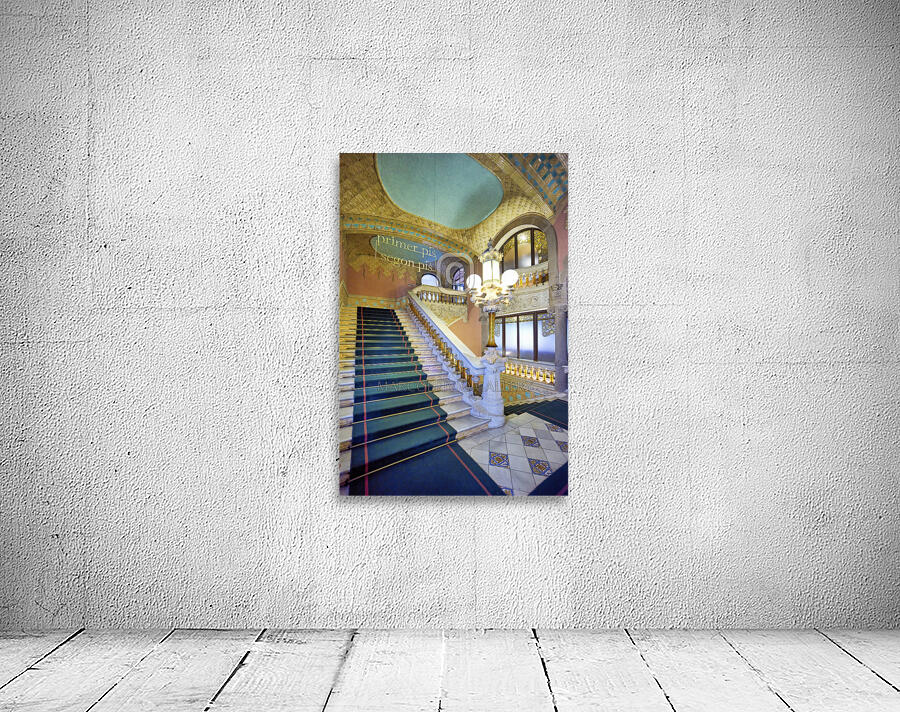 Barcelona. Catalonia. Spain. Palau de la musica catalana concert hall Wall Preview