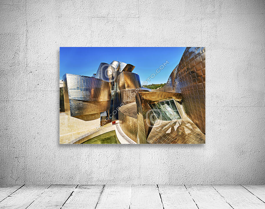 Bilbao Biscay Spain. Guggenheim Museum Wall Preview