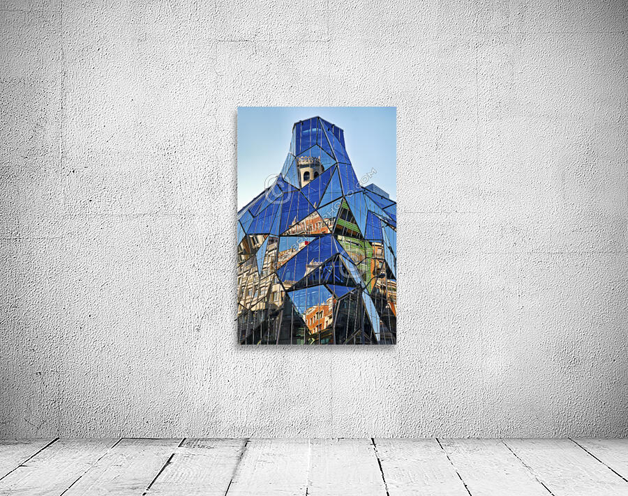 Bilbao Biscay Spain. Dpto. Sanidad Ledo Arteche. Modern building Wall Preview